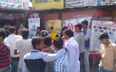 Awareness Activity at Moosakhedi Chouraha on 7th April 2019 On the occasion of World Health day