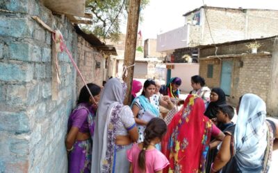 Team Training for active case finding on 10th May 2018 at Khajrana
