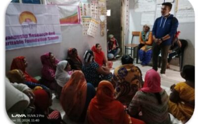 TB Awareness at Anganwadi center, Khajrana Indore