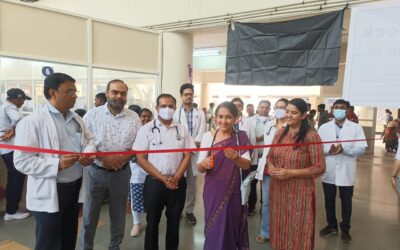 World TB Week inauguration Activity at MYH OPD Indore on 18th March. 2024